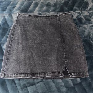 Wild Fable Dark Grey Denim High Rise Pencil Skirt Sz 4